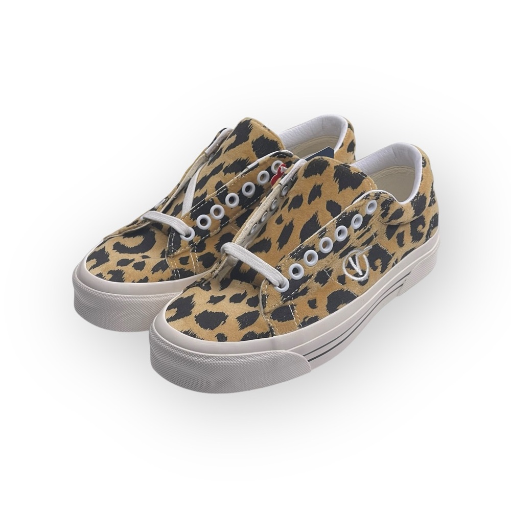 HTF: new Vans ✌︎︎ Flying V Logo DX Anaheim Factory Sneaker ✌︎︎ Leopard Print - Picture 9 of 16
